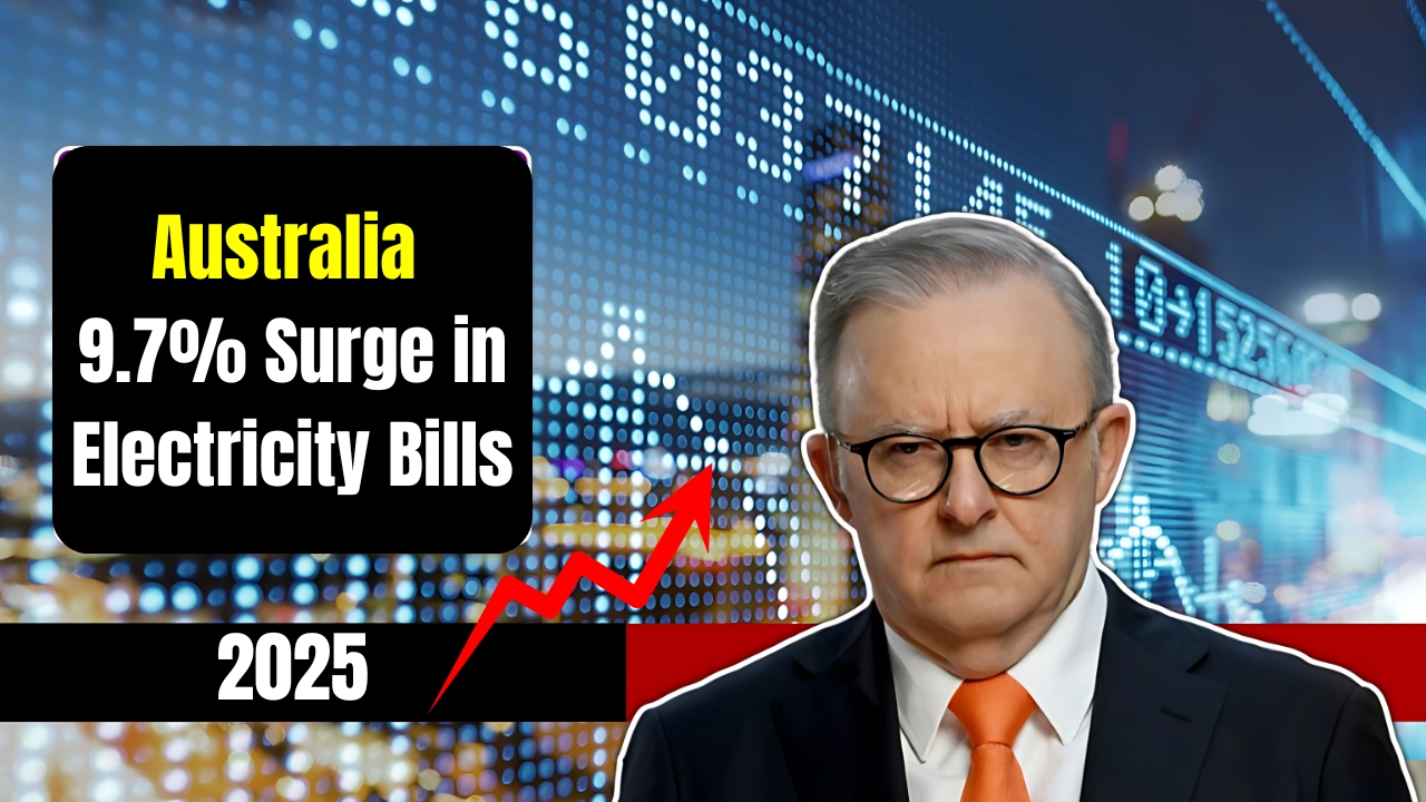 Australia Hit With 9.7% Surge in Electricity Bills as Regulator Confirms Tariff Rise