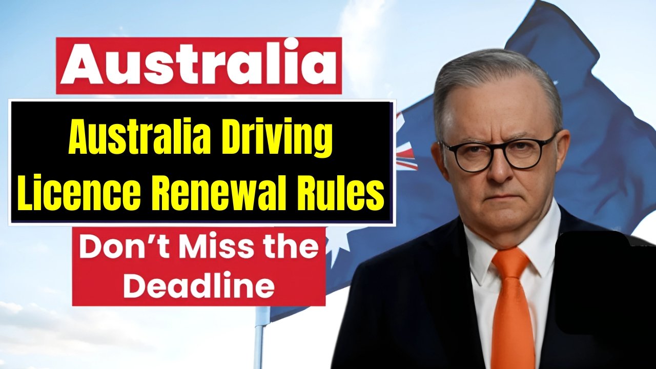 Australia Driving Licence Renewal Rules Change for Drivers Aged 70 and Above..